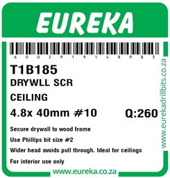 T1B185 - Ceiling Screw -T1B185_Label_T